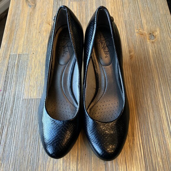 LifeStride Soft‎ System Parigi comfort mid heel pumps black size 7 - Picture 2 of 8